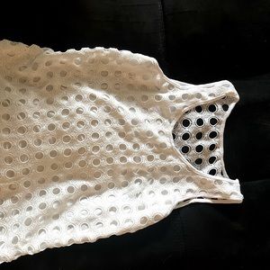 White patterned blouse